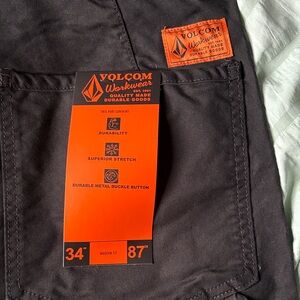 Men’s Volcom workwear black shorts